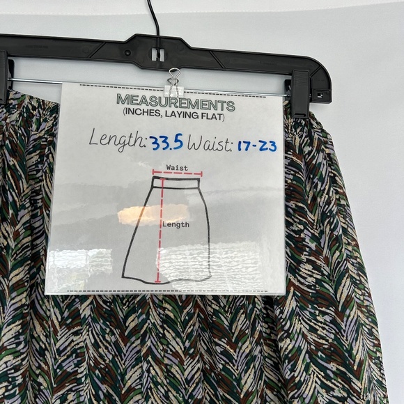 Ophelia Roe Printed Maxi Skirt - Size XL - Picture 6 of 7